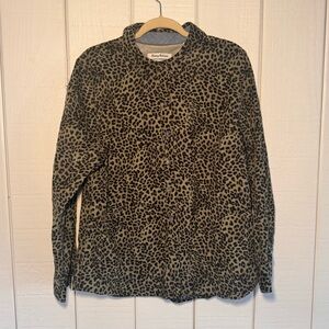 Tommy Bahama Leopard Corduroy Button Down Shirt
